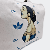  Túi Tote Adidas Flower - Màu Kem - IT7377 