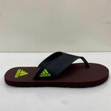 Dép Xỏ Ngón Adidas Logo Neon - Màu Nâu 
