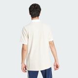  Áo Polo Adidas 3 Sọc Classics Adicolor - Màu Kem - IZ3070 