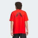  Áo Thun Adidas Logo Anthony Edwards Seasonal - Màu Đỏ - JD6155 
