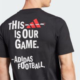  Áo Thun Adidas Graphic Bóng Đá - Màu Đen 