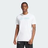  Áo Thun Adidas Mercedes AMG Petronas Formula One Team DNA Graphic - Màu Trắng - JV5456 