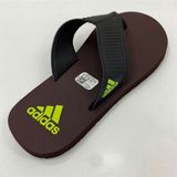  Dép Xỏ Ngón Adidas Logo Neon - Màu Nâu 