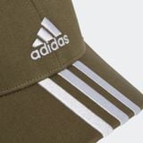  Mũ Lưỡi Trai Adidas Cotton Twill 3 Gạch - Màu Xanh Lá - II3511 