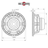  LOA BASS RỜI 2 TẤC RƯỠI 10 Inch B&C SPEAKERS 10BG76 