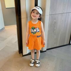 [ XẢ KHO] Set áo nước ngọt kèm chân váy dễ thương cho bé gái BXG245