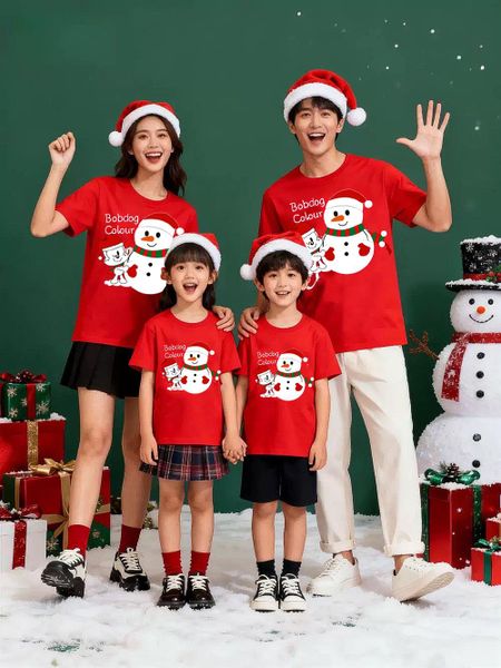 Áo thun Cotton Noel dễ thương cho bé trai & bé gái mùa Giáng Sinh BXG1270