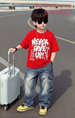 Set Jean NEVER quần dài túi hộp cực ngầu cho bé trai BTB28971