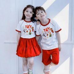 Bộ đồng phục bé trai & bé gái chủ đề TẾT BXG2121