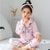 [XẢ KHO] Bộ pijama sọc báo hồng và thỏ dễ thương cho bé gái