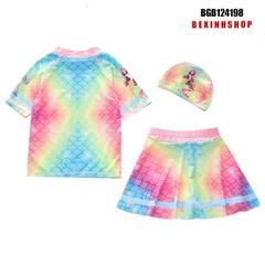 Set váy bơi liền chip (kèm nón) dễ thương cho bé gái BGB124198