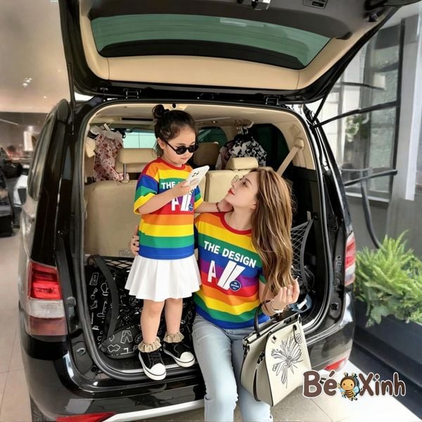 BST Áo ĐỒNG PHỤC GIA ĐÌNH Bé Trai, Bé Gái 