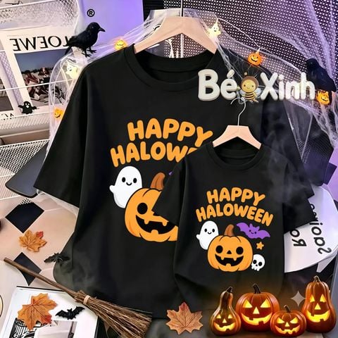 BST Áo Gia Đình Halloween nhà Bé Xinh cho bé trai, bé gái, bố mẹ mùa Halloween BXG2587
