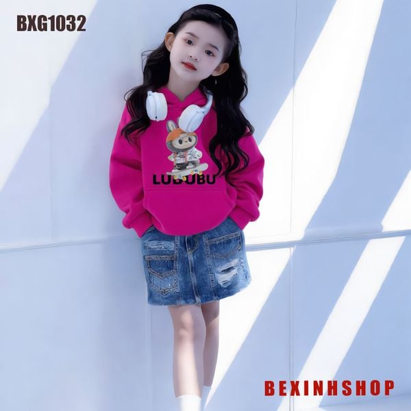 Áo hoodie Labubu dễ thương cho bé trai & bé gái BXG1032