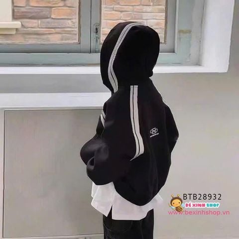 Áo khoác phối sọc thể thao dễ thương cho bé trai và bé gái BTB28931