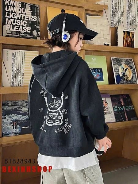 Áo khoác Gấu loang màu cực ngầu cho bé trai BTB28942