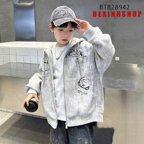 Áo khoác Gấu loang màu cực ngầu cho bé trai BTB28942
