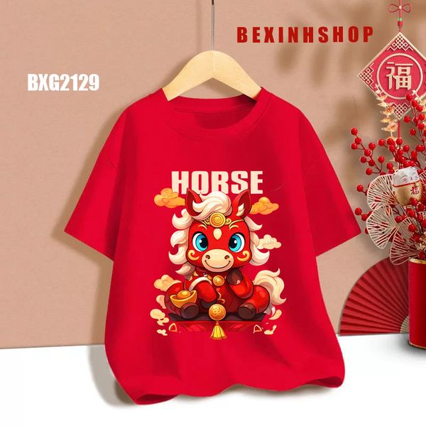 [TẾT 2026] Gia Đình - Áo thun dễ thương cho bé trai & bé gái mùa TẾT BXG2129