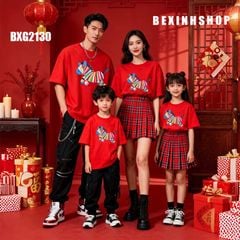 [TẾT 2026] Gia Đình - Áo thun dễ thương cho bé trai & bé gái mùa TẾT BXG2129