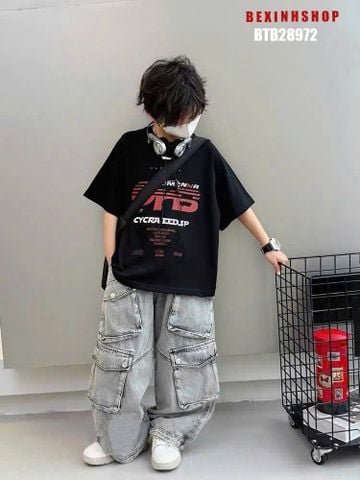 Set jean quần dài túi hộp CTCRA Win cực ngầu cho bé trai BTB28972