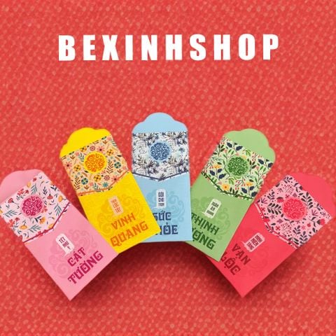 [TẶNG KHI MUA 2SP MỚI] Bao lì Xì TẾT 2026 - xấp 5 cái.