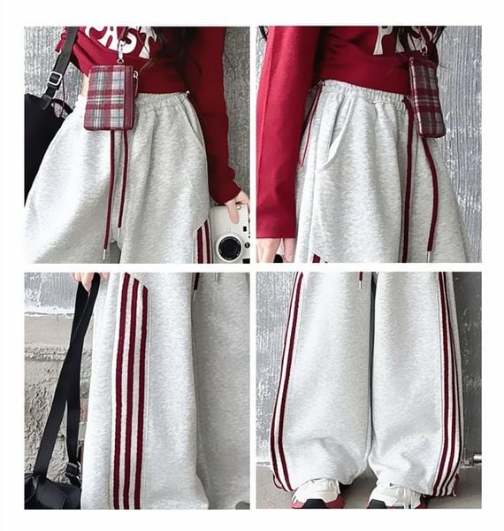 [BexinhshopVN] Set áo dây rút quần phom rộng dễ thương cho bé gái BXG2017