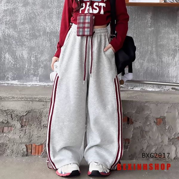 [BexinhshopVN] Set áo dây rút quần phom rộng dễ thương cho bé gái BXG2017