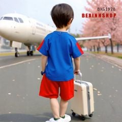 Bộ thun hoạt hinh chó PAW bé trai BXG1927