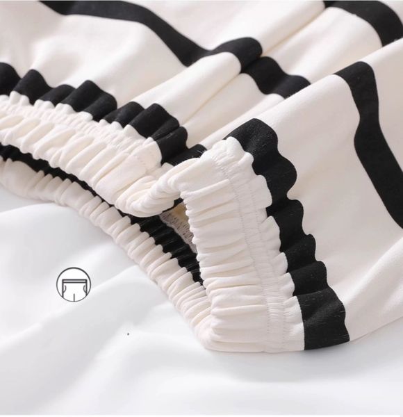 Bộ dài tay Cún quần sọc dễ thương cho bé gái BXG1887