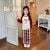 Bộ áo dài tay Raplang Nơ quần Caro Ống Rộng dễ thương cho bé gái BXG1130 (FORM NHỎ KHÁCH ĐẶT TRỪ HAO SIZE)