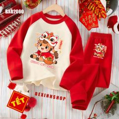 [Tết] Bộ dài tay cho bé trai & bé gái Mùa Tết Nguyên Đán BXG2060