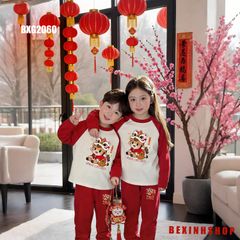 [Tết] Bộ dài tay cho bé trai & bé gái Mùa Tết Nguyên Đán BXG2060