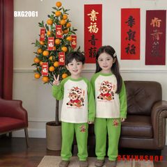 [Tết] Bộ dài tay cho bé trai & bé gái Mùa Tết Nguyên Đán BXG2060
