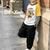 Set áo phối tay chó cảnh sát quần kaki jogger túi hộp bé trai ngày Thu nhà Bé Xinh BXG2504