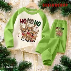 [Noel] Bộ dài tay cho bé trai & bé gái mùa Giáng Sinh BXG2007