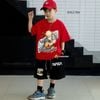 Bộ thun in 3D NARUTO dễ thương cho bé trai đi chơi BXG1787