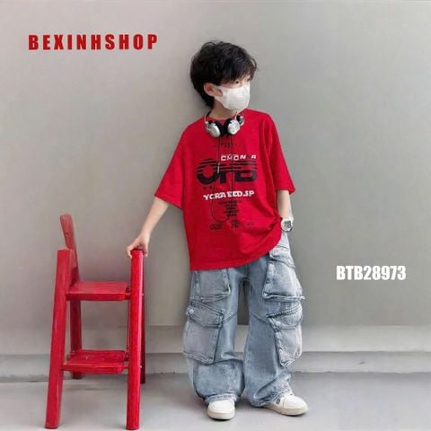 Set jean quần dài túi hộp CTCRA Win cực ngầu cho bé trai BTB28972