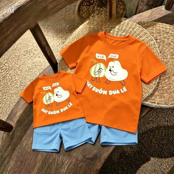 Bộ thun gia đình MEME vui nhộn BexinhshopVN cho mẹ, bé trai & bé gái BXG2446