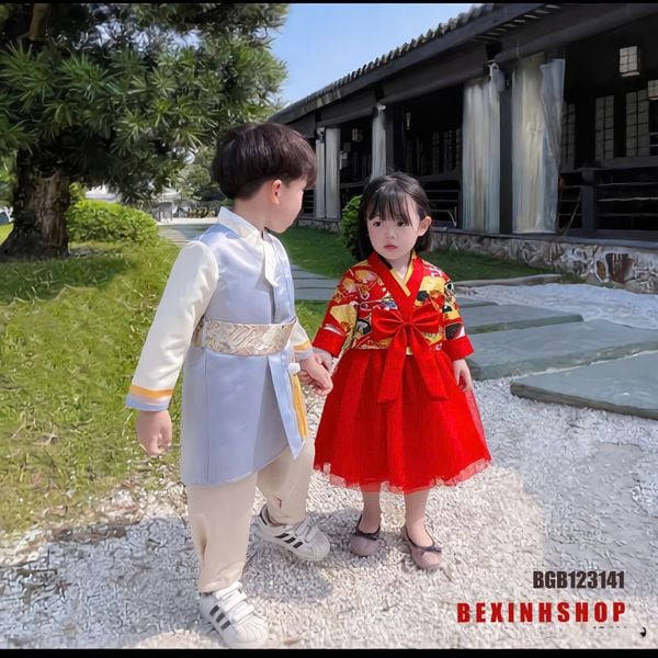 Set Handbok Hàn Quốc dễ thương cho bé gái ngày Lễ Tết BGB123141