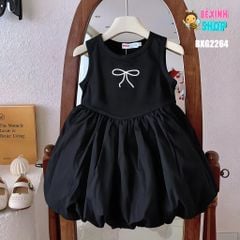 Đầm bí in Nơ Bé Gái dạo phố, đi biển BXG2262