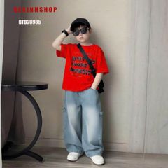 Set JEAN cho bé trai và gái in chữ SWEET cực ngầu cho bé BTB28985