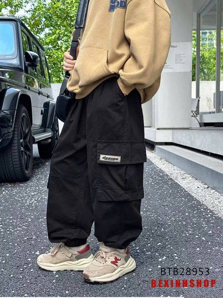 Quần jogger kaki túi hộp cho bé trai BTB28953