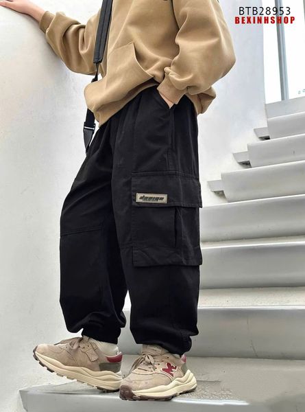 Quần jogger kaki túi hộp cho bé trai BTB28953