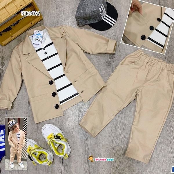 [XẢ KHO] Đồ bộ, set jean, set vest, áo, quần lẻ size cho BÉ TRAI