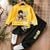 Set Thu đông dài tay Rockstar quần jogger túi hộp nhà Bé Xinh cho bé trai BXG2516