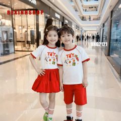 Bộ đồng phục bé trai & bé gái chủ đề TẾT BXG2121