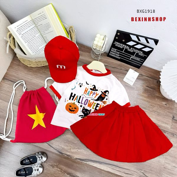 [HALLOWEEN] Bộ đồng phục bé trai & bé gái chơi lễ HALLOWEEN BXG1918