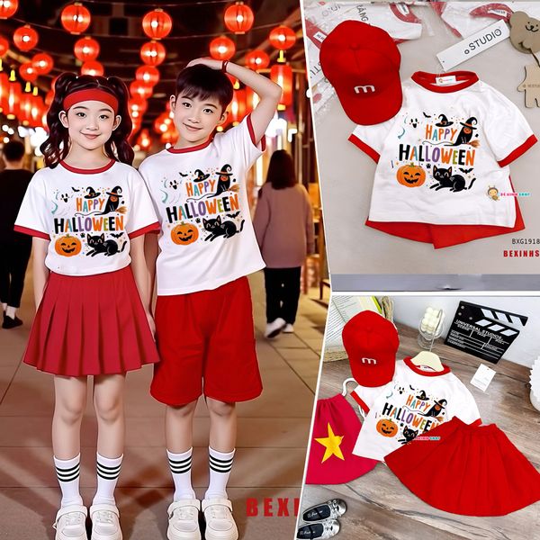 [HALLOWEEN] Bộ đồng phục bé trai & bé gái chơi lễ HALLOWEEN BXG1918