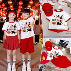 [HALLOWEEN] Bộ đồng phục bé trai & bé gái chơi lễ HALLOWEEN BXG1918