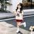 Set áo phông Hello Kitty PHỐI chân váy xếp ly dễ thương cho bé gái BXG2400